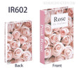 Rose The Parfumes Typography Modern Home Decor Fake Book Décor Set for Decorative Book Study Shelf