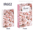 Pink Rose Typography Modern Home Decor Fake Decorative Book for Display Books