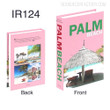 Palm Beach Typography World Buildings Series Modern Faux Book Decor for Room Decoration