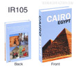 Cairo Egypt Typography World Buildings Series Modern Fake Book for Coffee Table Décor