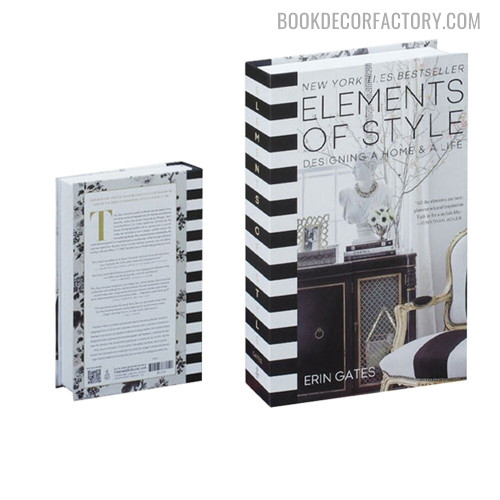 Elements Style Typography Architecture Modern Faux Book Décor For Mother's Day Gifts
