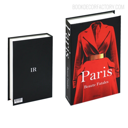 Paris Beaute Fatales Typography Fashion Designer Books Décor for Home Office Decor