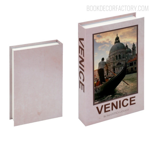 Venice Typography City Modern Decorative Book Box For Room Decoration