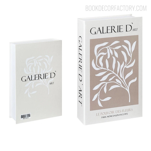 Galerie D’art Typography Abstract Modern Decorative Book Box For DIY Room Decor