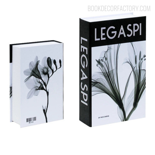 Legaspi X Ray Flowers Floral Typography Botanical Book Décor For Home Office Decor