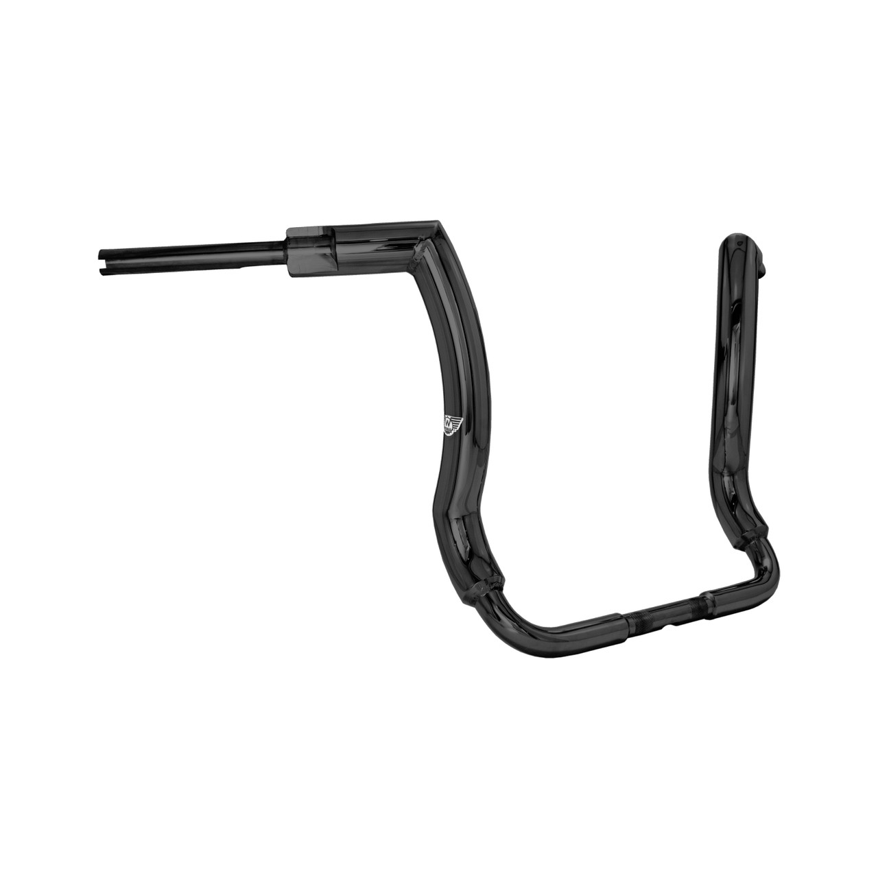 Massive 1 1/2 Inch Ape Hangers Handlebars, 14 Inch Black