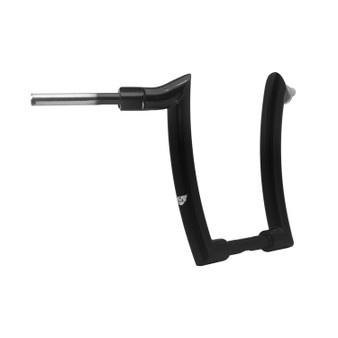 Mad Dogger Curve Rhino 2" Handlebars for Harley-Davidson Softail Deluxe - Black