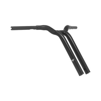 Sun Bar Pullback Brutale 1.1/2" Handlebars for Harley-Davidson Softail Fat Bob - Black