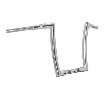 King Curve Brutale 1.1/2" Handlebars for Harley-Davidson Softail Custom - Polished Stainless Steel