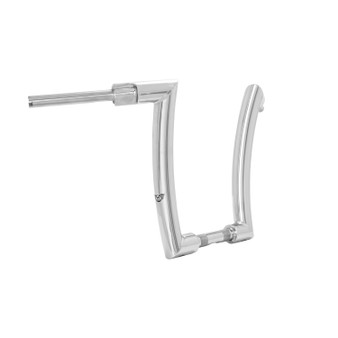 King Curve Rhino 2" Handlebars for Harley-Davidson Fat Boy - Polished Stainless Steel