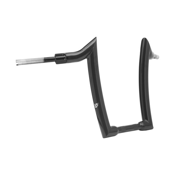 Diablo Curve Rhino 2" Handlebars for Harley-Davidson Softail Custom - Black