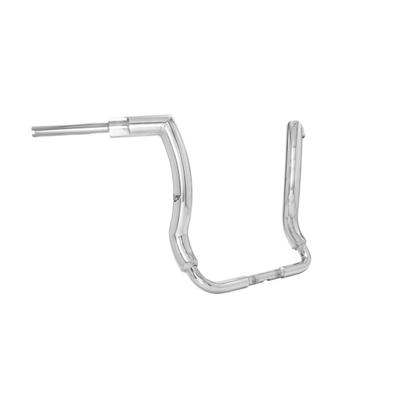 Front King Rhino 2" Handlebars for Harley-Davidson Trike Tri Glide - Polished Stainless Steel