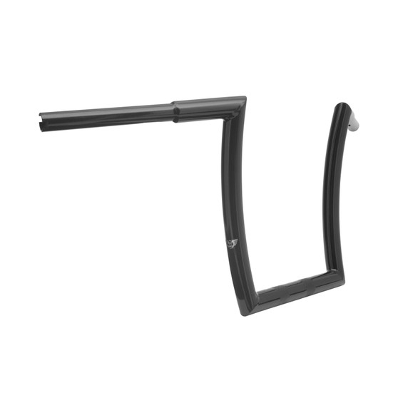 King Curve Robust 1.1/4" Handlebars for Harley-Davidson Dyna Fat Bob - Black