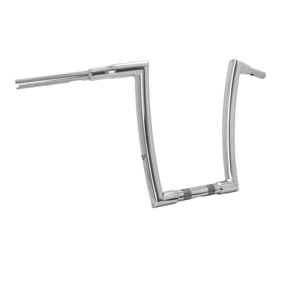 King Curve Brutale 1.1/2" Handlebars for Harley-Davidson Softail Deluxe - Polished Stainless Steel