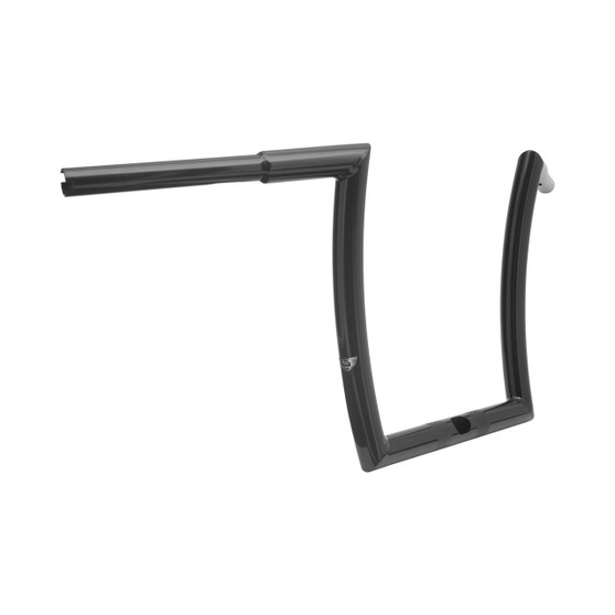 King Curve Robust 1.1/4" Handlebars for Harley-Davidson Softail Low Rider S - Black