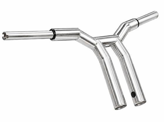T-Bar Outlaw Brutale 1.1/2" Handlebars for Harley-Davidson Softail Low Rider S/Low Rider ST - Polished Stainless Steel