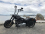Ape Hanger Curve Robust 1.1/4" Handlebars for Harley-Davidson Softail Fat Boy - Black