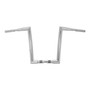 King Curve Brutale 1.1/2" Handlebars for Harley-Davidson Touring Road King - Polished Stainless Steel