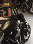 Sun Bar Pullback Robust 1.1/4" Handlebars for Harley-Davidson Softail Fat Bob - Black