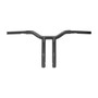 Sun Bar Pullback Robust 1.1/4" Handlebars for Harley-Davidson Softail Fat Bob - Black