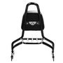 Sissy Bar King/Passenger Backrest 20" Detachable Luggage Rack for Harley-Davidson Softail Deluxe - Black