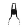 Sissy Bar Backbone Brutale/Passenger Backrest 25" Detachable for Harley-Davidson Touring Road Glide - Black