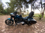 Sissy Bar King/Passenger Backrest 30" Detachable Luggage Rack for Harley-Davidson Softail Sport Glide - Black