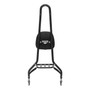 Sissy Bar King/Passenger Backrest 30" Detachable Luggage Rack for Harley-Davidson Softail Slim - Black