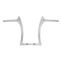 Diablo Quinado Robust 1.1/4" Handlebars for Harley-Davidson Softail Low Rider - Polished Stainless Steel