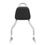 Sissy Bar King/Passenger Backrest 20" Detachable for Harley-Davidson Sportster Custom - Polished Stainless Steel