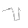 Front King Rhino 2" Handlebars Kit + Mechanical Cables for Harley-Davidson Touring Road Glide with Hydraulic Clutch - Polished Stainless Steel