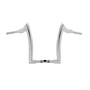 Front Diablo Rhino 2" Handlebars Kit + Mechanical Cables for Harley-Davidson Touring Road Glide with Mechanical Clutch - Polished Stainless Steel