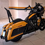 Low Shot 5" Slip-On Mufflers for Harley-Davidson Touring - Black