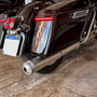 Super Sport Exhaust by Wings & El Camino for Harley-Davidson Touring with M8 Engine