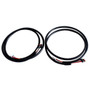 Diablo Curve Rhino 2" Handlebars Kit + Clamps + Mechanical Cables + Extension Wiring Kit for Harley-Davidson Softail Breakout without Electronic Throttle - Polished Stainless Steel