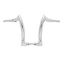 Front Diablo Rhino 2" Handlebars for Harley-Davidson Touring Road Glide - Polished Stainless Steel