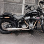 Super Sport Exhaust by Wings & El Camino for Harley-Davidson Softail with M8 Engine