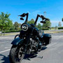 King Curve Rhino 2" Handlebars for Harley-Davidson Road King - Black  -Pic 3