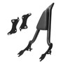 Sissy Bar Diablo Brutale 1.1/2" Passenger Backrest 23" Detachable for Harley-Davidson Touring - Black