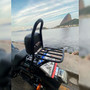 Sissy Bar King/Passenger Backrest 20" Detachable Luggage Rack for Harley-Davidson Softail Low Rider S - Black