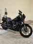 Sissy Bar King/Passenger Backrest 30" Detachable Luggage Rack for Harley-Davidson Softail Low Rider S - Black