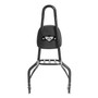 Sissy Bar King/Passenger Backrest 25" Detachable Luggage Rack for Harley-Davidson Softail Fat Boy - Black