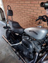 Sissy Bar King/Passenger Backrest 25" Detachable Luggage Rack for Harley-Davidson Sportster 1200 - Black