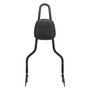 Sissy Bar King/Passenger Backrest 25" Detachable for Harley-Davidson Softail Fat Boy - Black