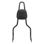Sissy Bar King/Passenger Backrest 25" Detachable for Harley-Davidson Sportster Custom - Black