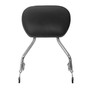 Sissy Bar King Low/Passenger Backrest 16" Detachable for Harley-Davidson Touring Ultra Glide - Polished Stainless Steel