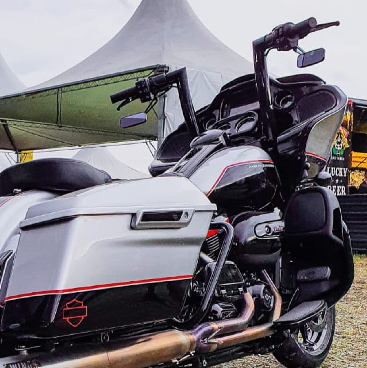 King Curve Rhino 2 Handlebars for Harley-Davidson Touring Road