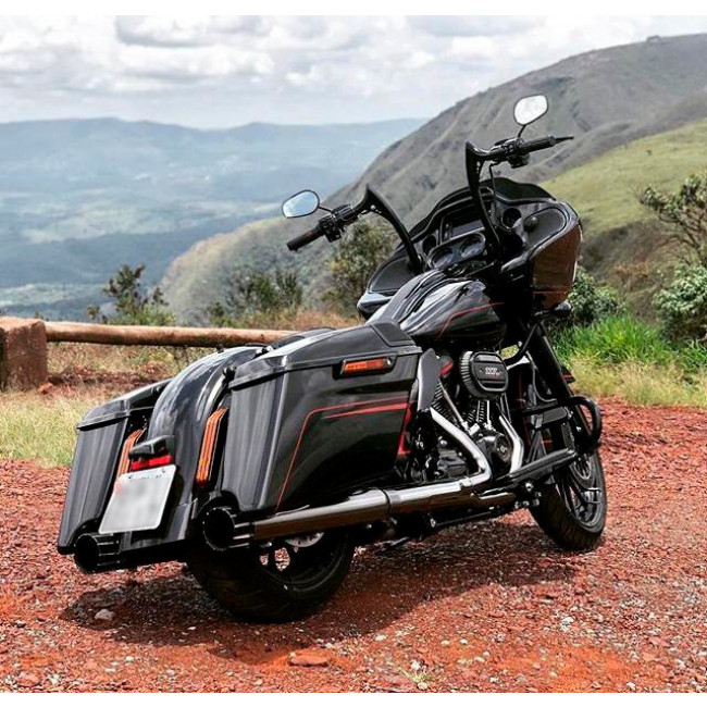 black ape hangers road glide custom