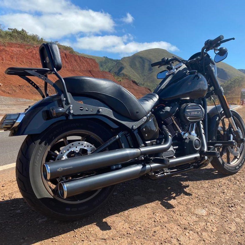 Low Rider Softail Custom Sissy Bar King Low/Passenger Backrest 16