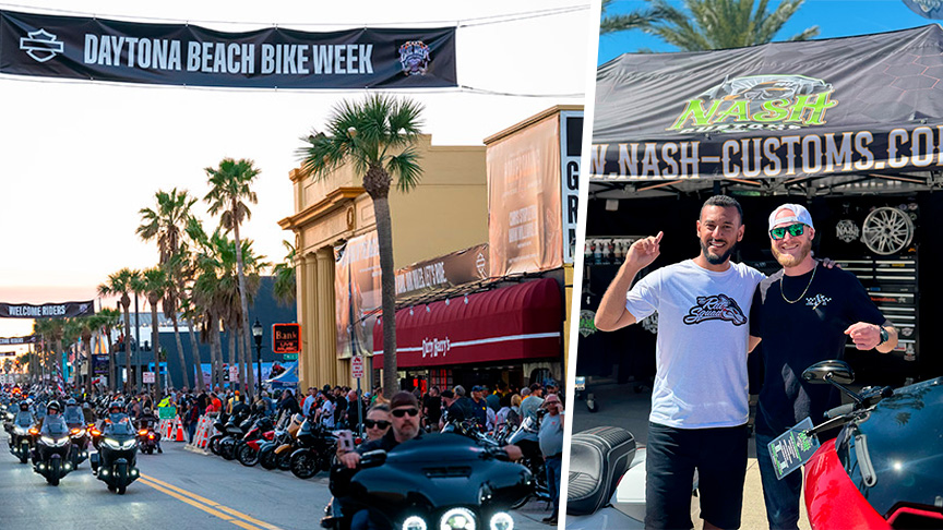 Wings Custom at Daytona Bike Week: New Handlebars and Accessories for Harley-Davidson